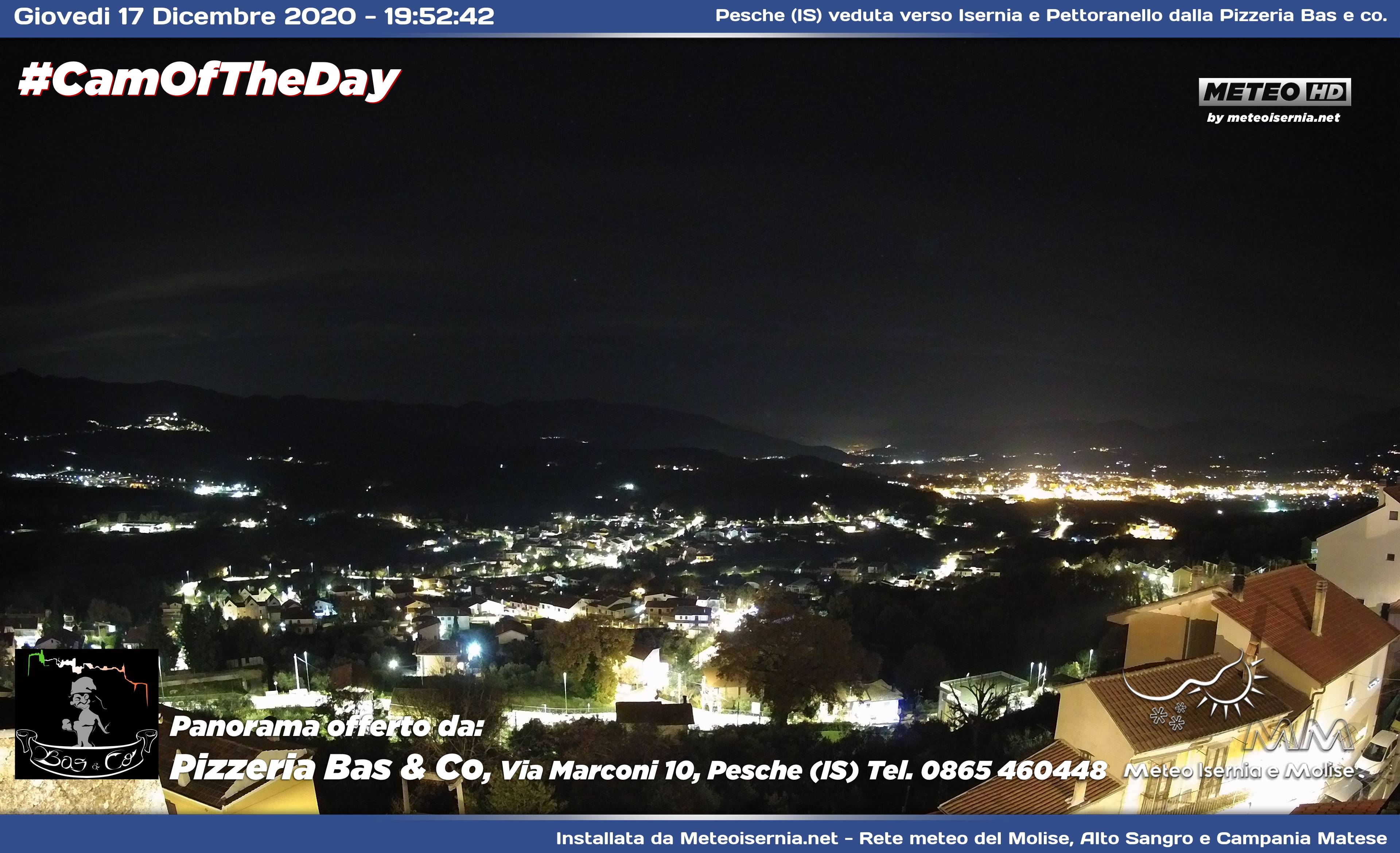 Webcam del giorno in diretta dal Molise, Abruzzo e Campania